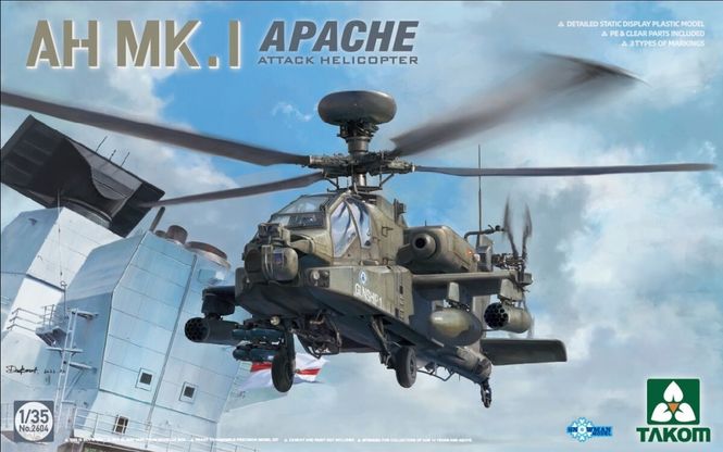 Hovedbilde Takom 1:35 - AH Mk.I Apache Attack Helicopter ...