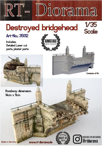 RT-Diorama 35012 Destroyed Bridgehead (1:35)