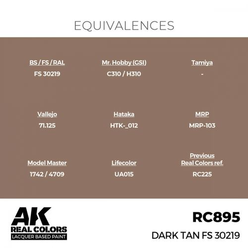 RC895 Dark Tan FS 30219