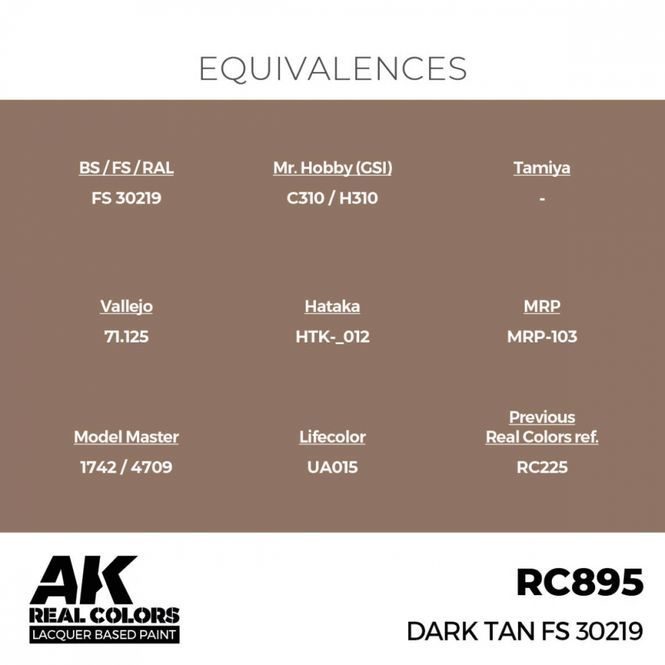 Hovedbilde RC895 Dark Tan FS 30219
