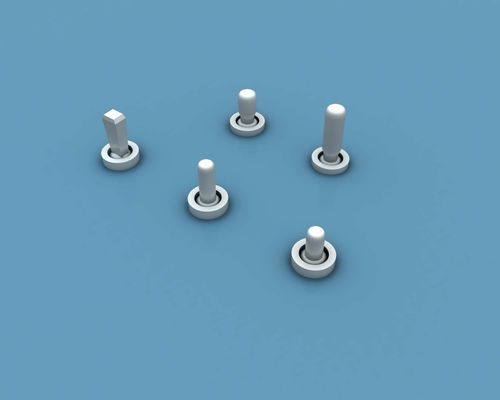 ANYZ Toggle switches Scale 1:48 (200 pcs)