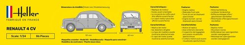 Heller 1:24 - Renault 4 CV (80762)
