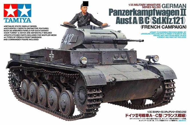 Hovedbilde Tamiya 1:35 - German Panzerkampfwagen II ...