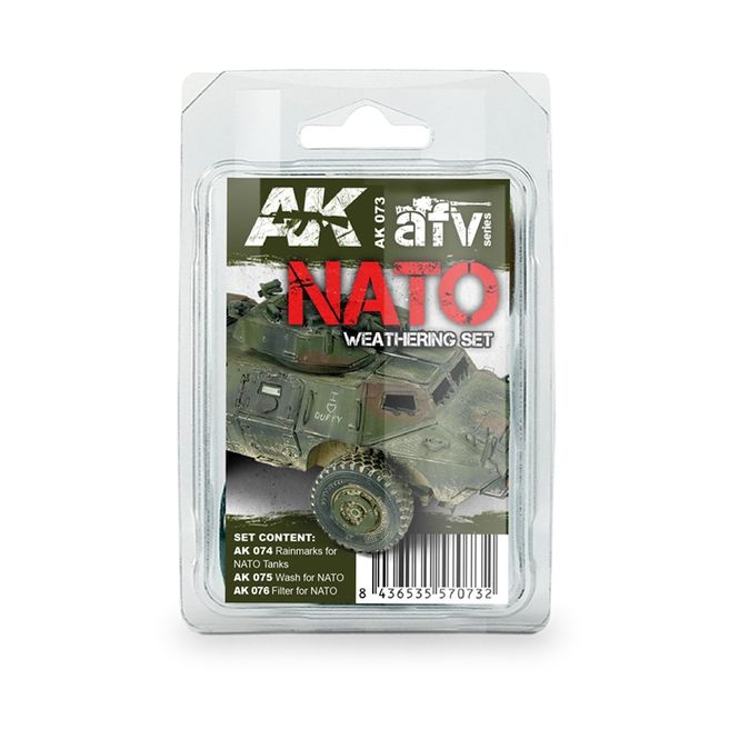Hovedbilde AK-Interactive AK073 NATO Weathering Set