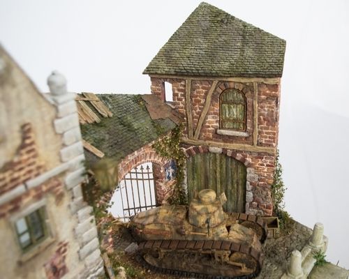 RT-Diorama 35308 Diorama Base: Marne River Port WWI (1:35)