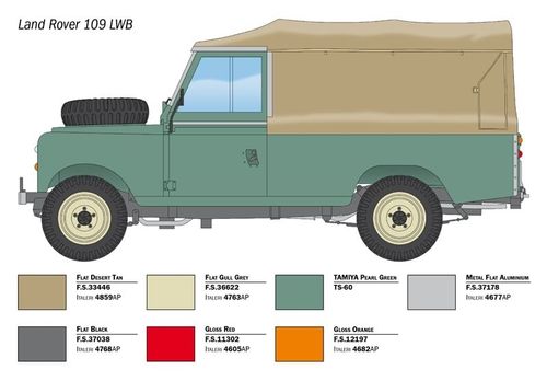 Italeri 1:24 - Land Rover 109 LWB (3665)